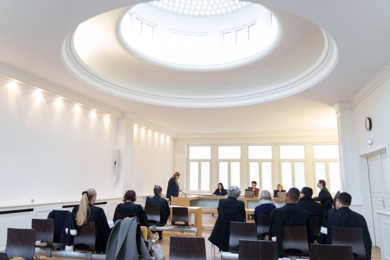 salle d'audience du Tribunal administratif de Strasbourg