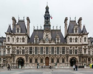 Façade de l’Hôtel de Ville de Paris, siège d’une administration employant des agents publics